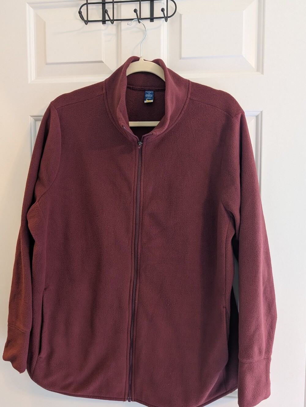 Old Navy Women's Full-Zip Fleece Jacket - Burgundy